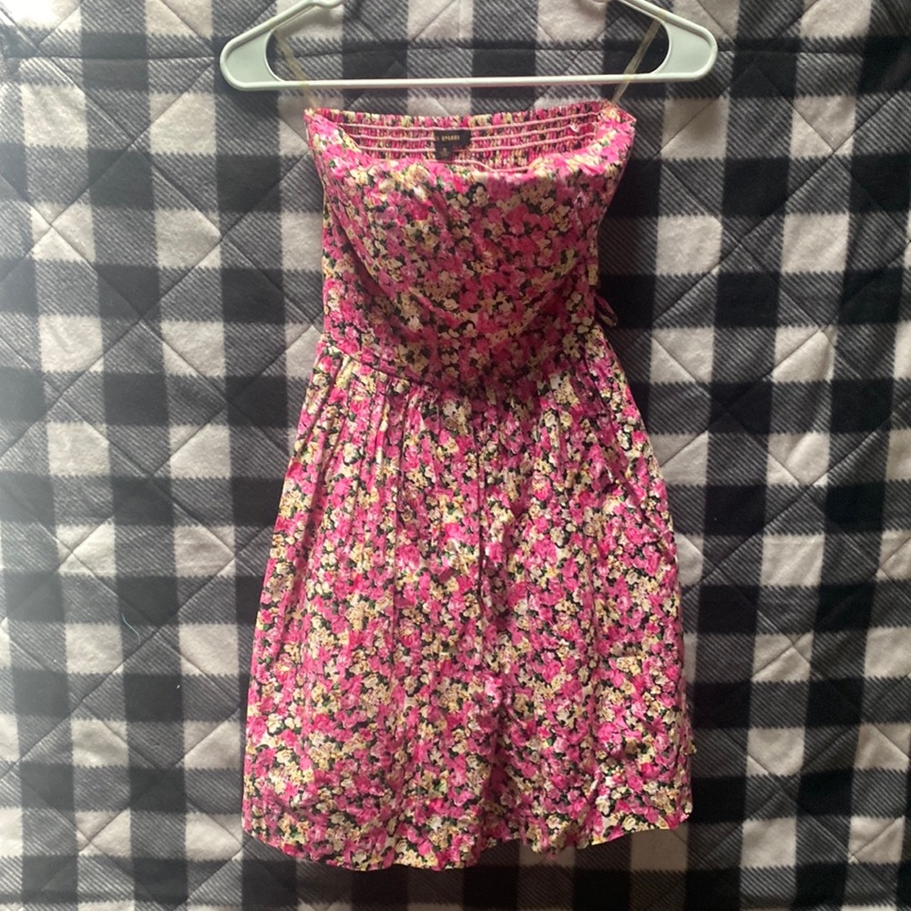 Miss Avenue Size Small Pink Floral Dress